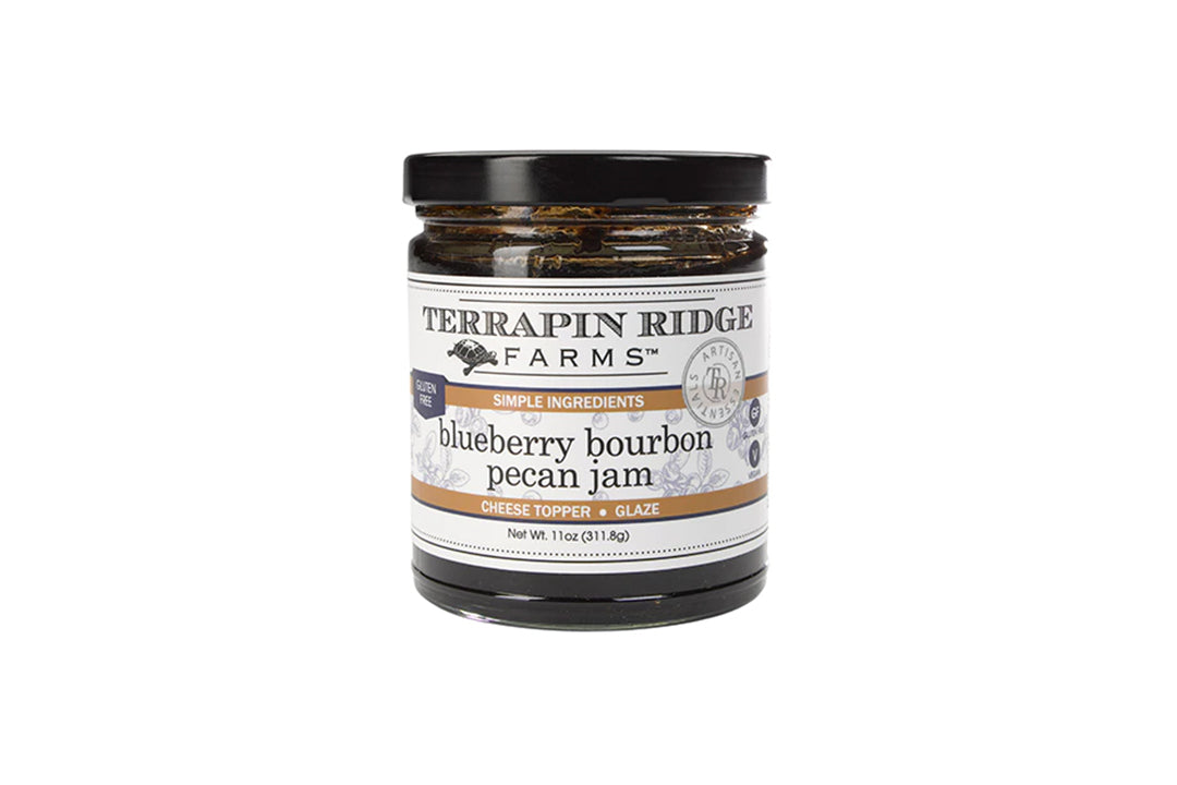 Blueberry Bourbon Cinnamon Pancakes with Terrapin Ridge Farms Blueberry Bourbon Pecan Jam Blueberry Bourbon Cinnamon Pancakes with Terrapin Ridge Farms Blueberry Bourbon Pecan Jam